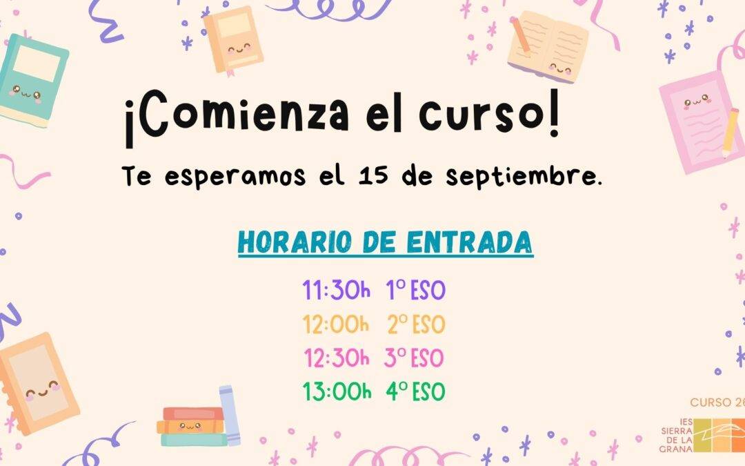 📚 Bienvenida al curso 2026-27 ✨